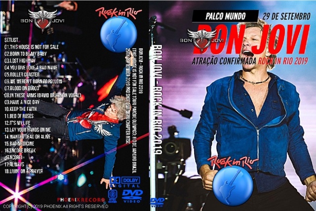 コレクターズDVD Bon Jovi - Rock in Rio 2019