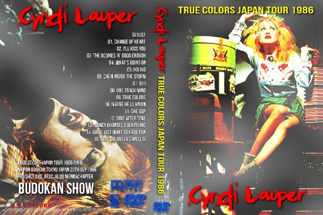 コレクターズDVD シンディーローパー　1986年日本公演