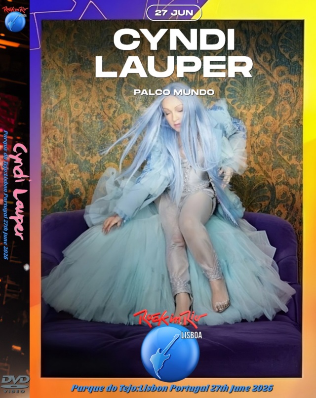 コレクターズDVD Cyndi Lauper at Rock in Rio Lisboa 2026
