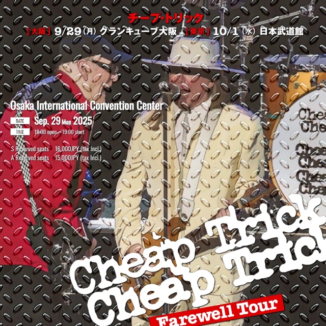 コレクターズCD Cheap Trick - Farewell Japan Tour 2025