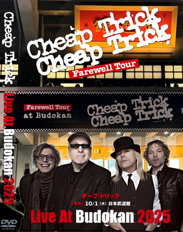 コレクターズDVD  Cheap Trick - Farewell Japan Tour2025