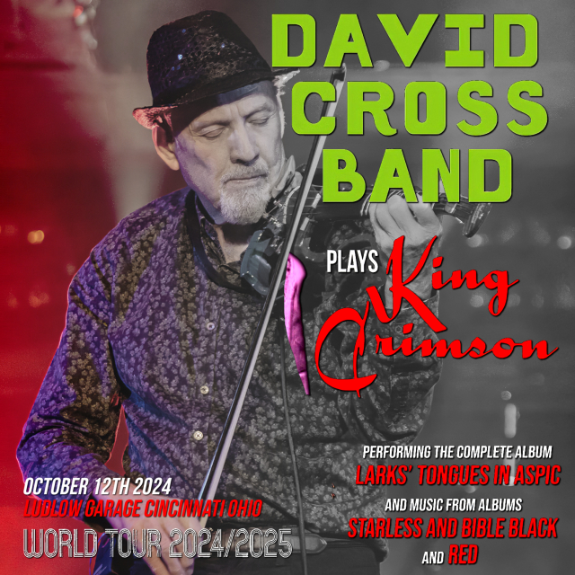 コレクターズCD　David Cross Band - Larks' Tongues at 50 Tour 2024