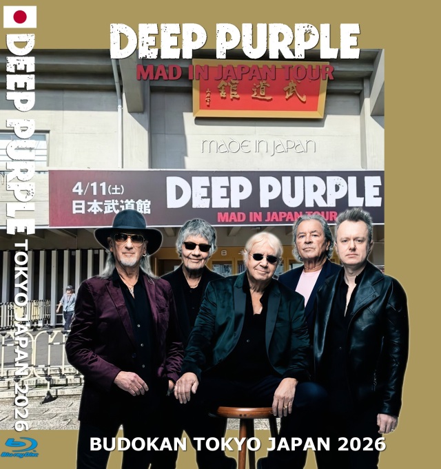 コレクターズBlu-ray  Deep Purple - Mad in Japan Tour 2026