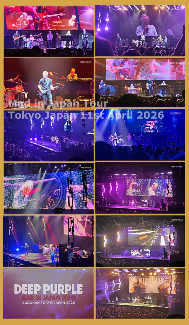コレクターズDVD ディープパープル 2026年日本公演 4月11日 東京日本