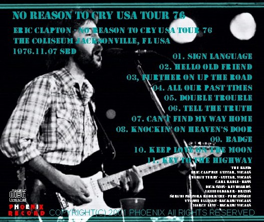 コレクターズCD Eric Clapton(エリック・クラプトン）76年アメリカツアー