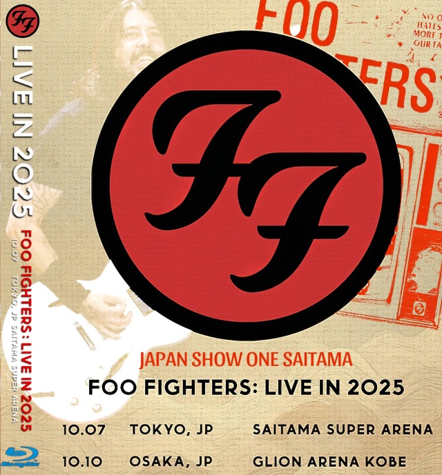 コレクターズBlu-ray  Foo Fighters - Japan Tour2025