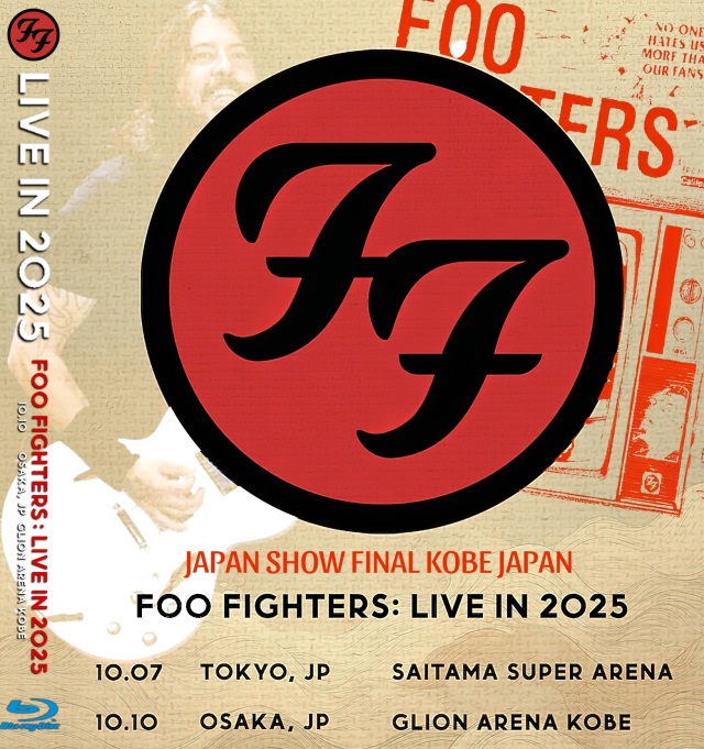 コレクターズBlu-ray  Foo Fighters - Japan Tour2025