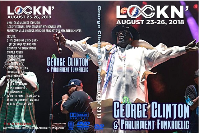コレクターズDVD　George Clinton & P-Funk - Mardi Gras Madness Tour 2018