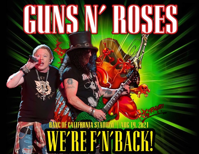 コレクターズCD　Guns N' Roses Reschedule 2021 North American Tour