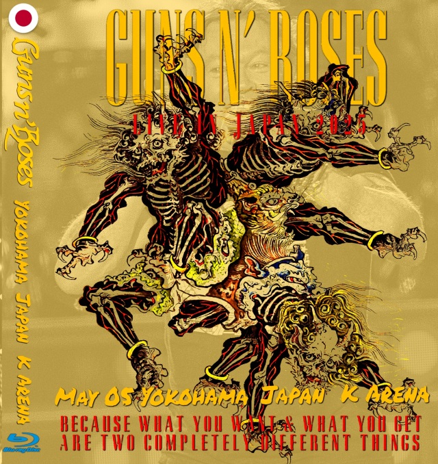 コレクターズBlu-ray  Guns N’ Roses 2025年日本公演　