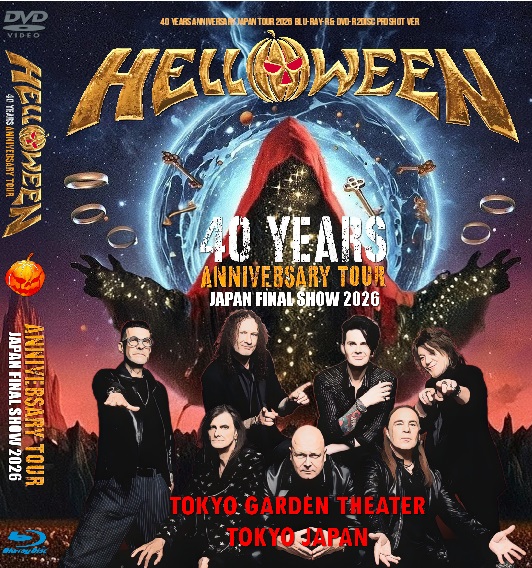 コレクターズBlu-ray Helloween - 40 Years Anniversary Japan Tour 2026 Final