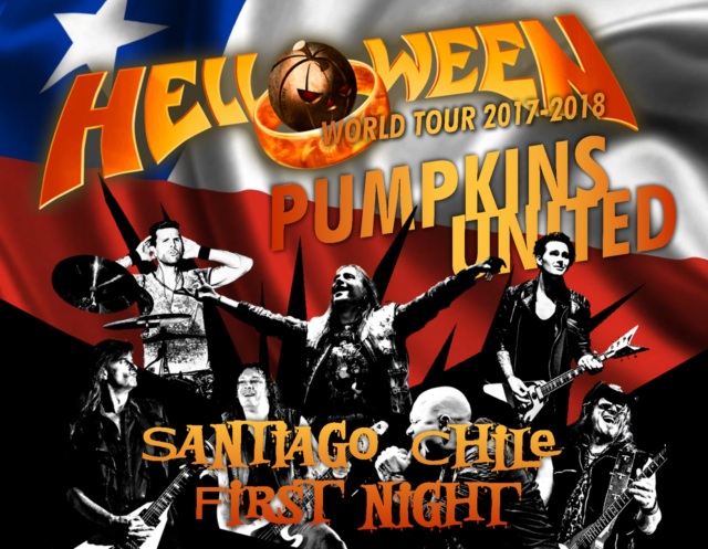 コレクターズCD　ハロウィン　2017年ワールドツアー11月3日チリ