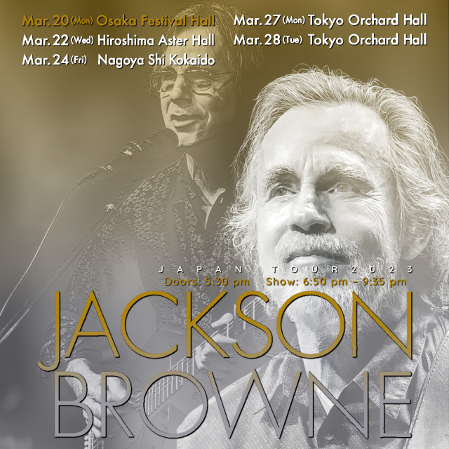 コレクターズCD　Jackson Browne - Japan Tour 2023