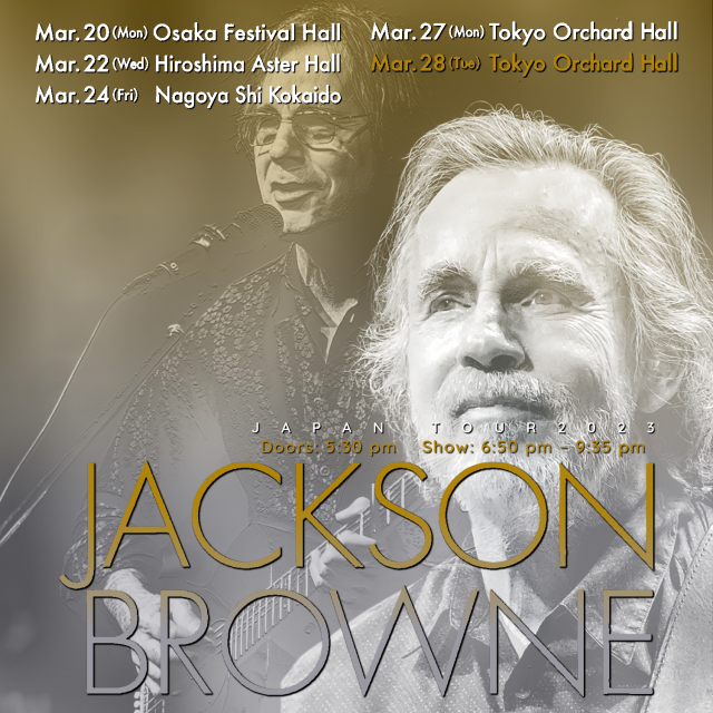 コレクターズCD　Jackson Browne - Japan Tour 2023