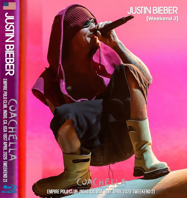 コレクターズBlu-ray  Justin Bieber - Coachella Festival 2026