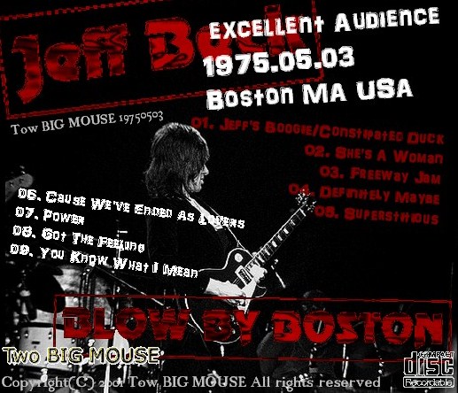 コレクターズCD　Jeff Beck(ジェフベック 75年アメリカツアー　Boston)