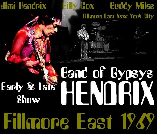 コレクターズCD　Jimi Hendrix（バンドオブジプシー）Fillmore East　69.12.31