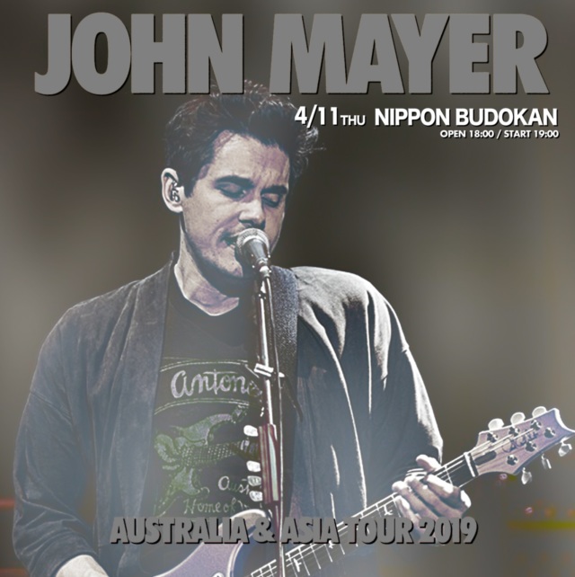 コレクターズCD　John Mayer - Japan Tour 2019