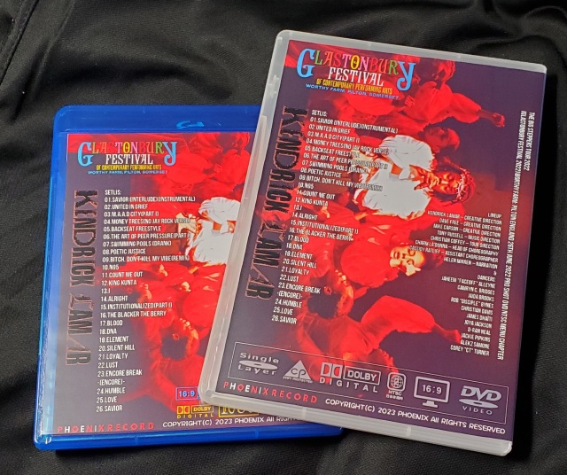 コレクターズDVD  Kendrick Lamar - The Big Steppers Tour 2022(Glastonbury Festival 2022)