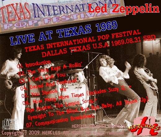 コレクターズCD　Led Zeppelin(レッドツェッペリン69年アメリカツアーTEXAS ）