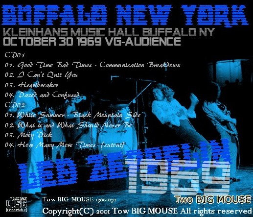 コレクターズCD　Led Zeppelin(レッドツェッペリン69年アメリカツアーNew York ）