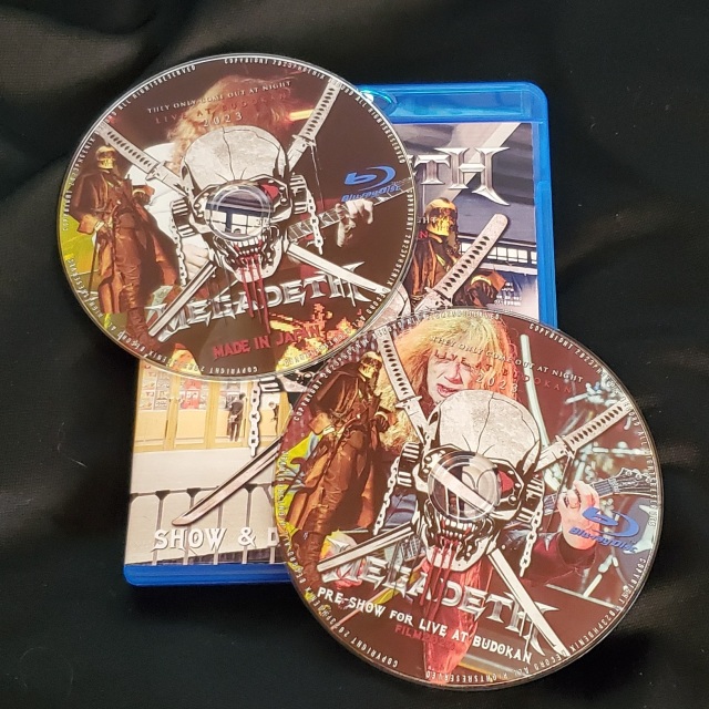 コレクターズBlu-ray メガデス 2023年日本公演2月27日東京 日本