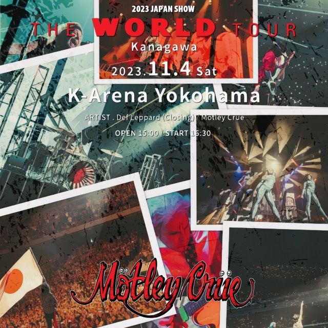 コレクターズCD モトリー・クルー 2023年日本公演 11月4日横浜