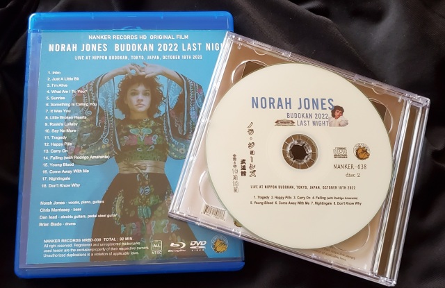 コレクターズCD Blu-ray ノラ・ジョーンズ 2022年日本公演最終日