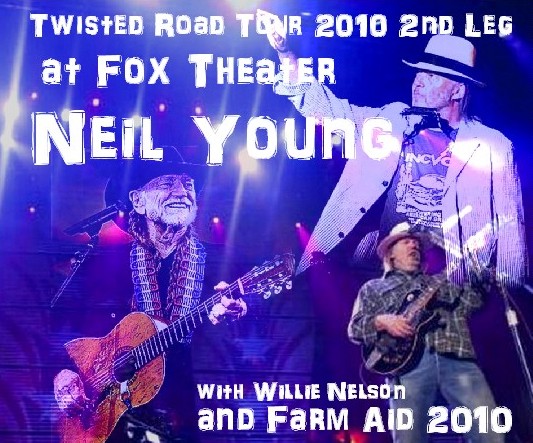 コレクターズCD DVD　Neil Young　2010　Twisted Road Tour＆Farm Aid 2010