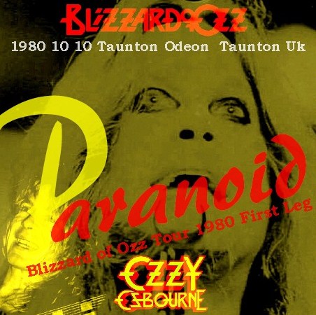 コレクターズCD　Ozzy Osbourne(ｗ/ランディ・ローズ　Blizzard of Ozz tour 80　First Leg  Uk　）Taunton