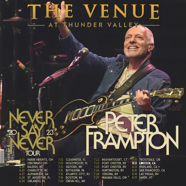 Peter Frampton - Never Say Never Tour 2023