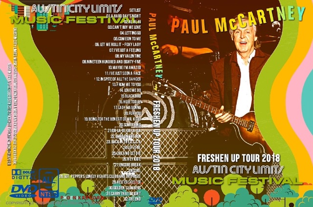 コレクターズCD　Paul McCartney - Freshen Up Tour 2018