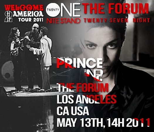 コレクターズCD プリンス　2011年アメリカツアー　Welcome 2 America "Twenty One Night Stand"