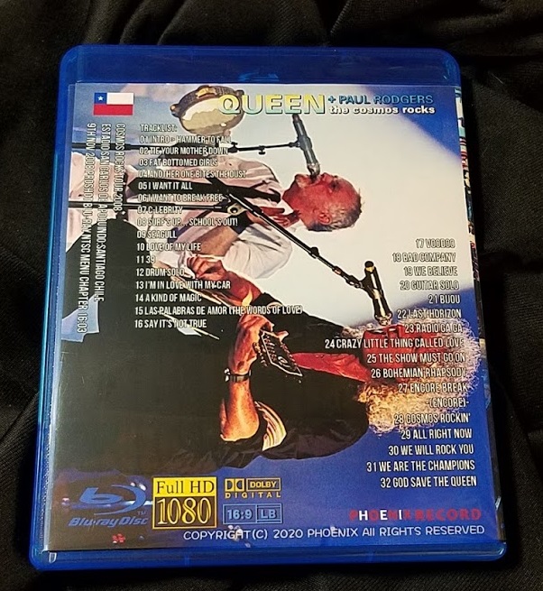 コレクターズBlu-ray  Queen + Paul Rodgers - Cosmos Rocks Tour 2008