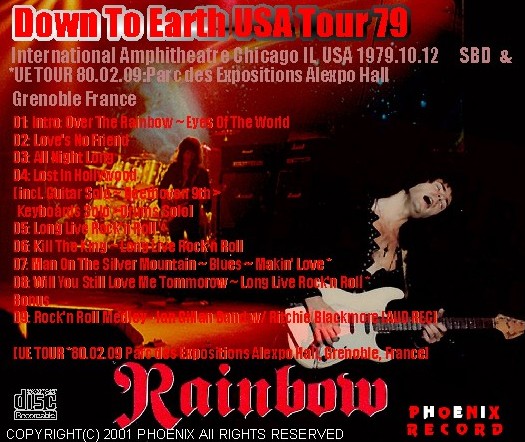 コレクタ-ズCD  Rainbow（ｗ/グラハムボネット79年アメリカツアー Chicago）Down To Earth USA Tour 79.10.12