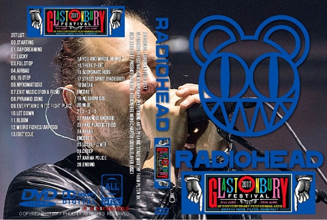 コレクターズDVD　レディオヘッド2017年グラストンベリーフェスティバル