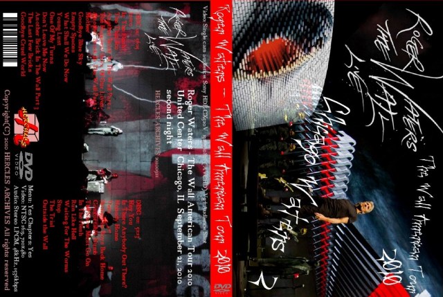 コレクタ-ズCD  Roger Waters(ロジャーウォータース2010年USツアー　DVD　Chicago　2日目)