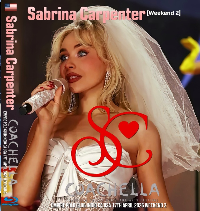 コレクターズBlu-ray  Sabrina Carpenter at Coachella Festival 2026
