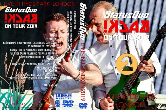 コレクターズDVD　Status Quo - European Tour 2019