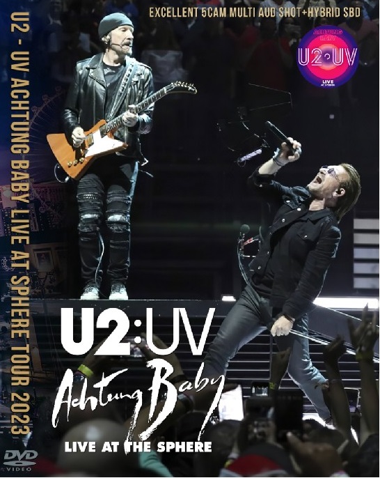 U2 ライブDVD 5枚セット コレクターズDVD U2 2023年ラスヴェガス 11月1日 マルチカム / U2 - UV