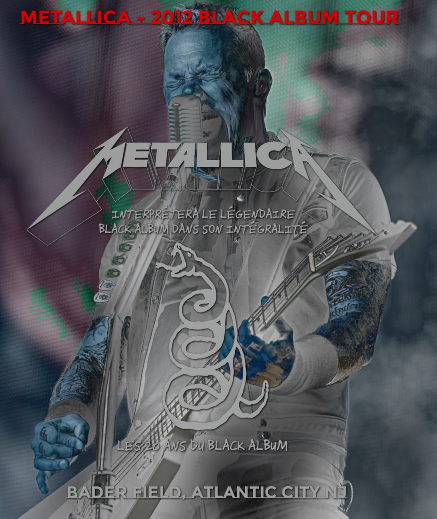 コレクターズBlu-ray　Metallica - 2012 Black Album Tour