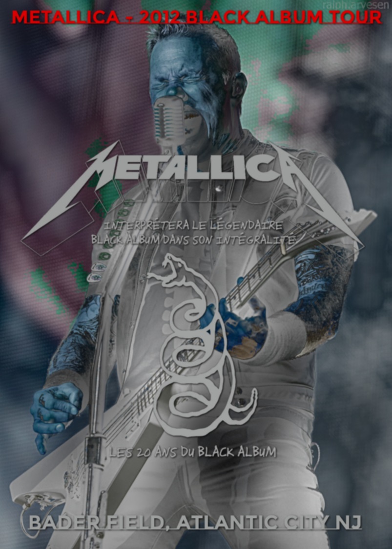コレクターズDVD　Metallica - 2012 Black Album Tour