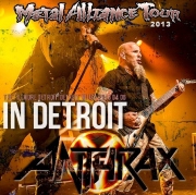 コレクターズCD アンスラックス（Anthrax）2013年アメリカツアー