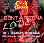 コレクターズCD　Ozzy Osbourne(ｗ/ランディ・ローズ　Blizzard of Ozz tour 81　Second Leg  USA） Arizona