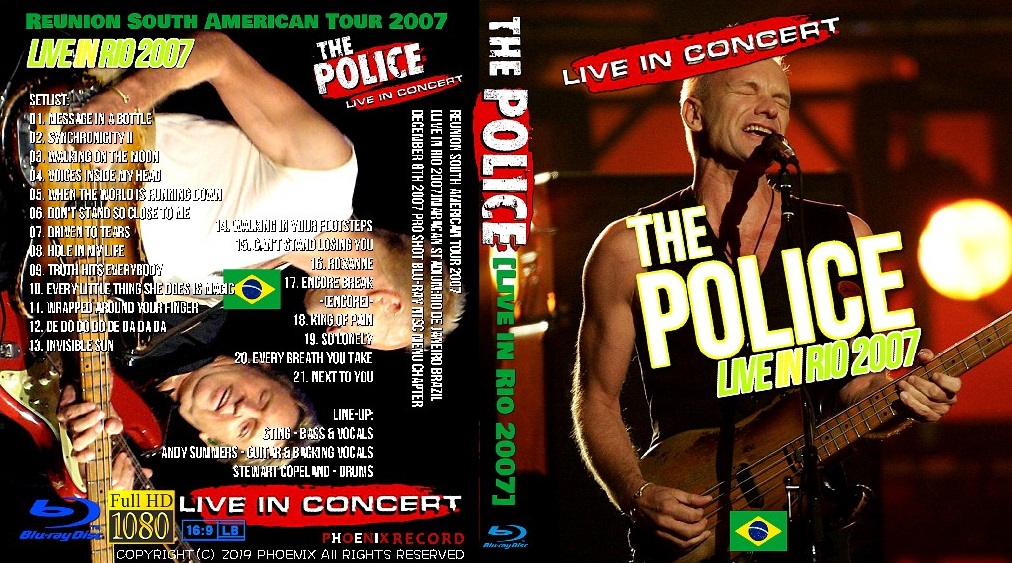 コレクターズBlu-ray　The Police - Reunion South American Tour 2007