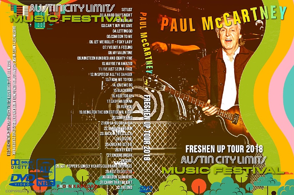コレクターズCD　Paul McCartney - Freshen Up Tour 2018