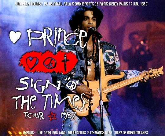 コレクターズCD プリンス1987年ヨーロッパツアー（Sign O' The Times Tour ）