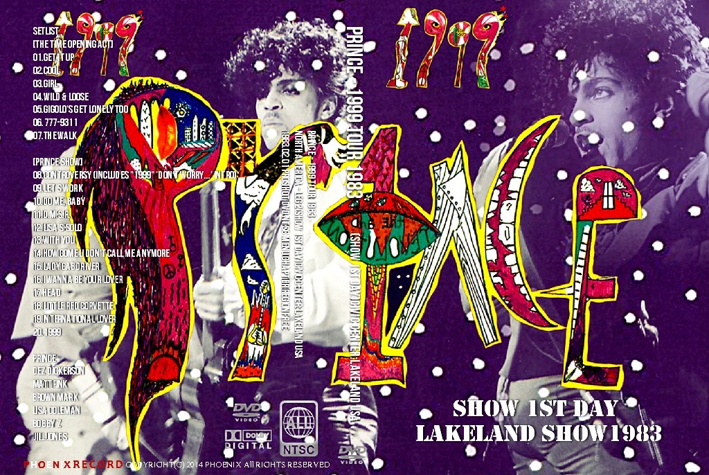 コレクターズDVD プリンス1983年アメリカツアー（1999 Tour）