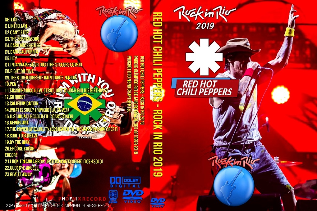 コレクターズDVD  Red Hot Chili Peppers - Rock in Rio 2019