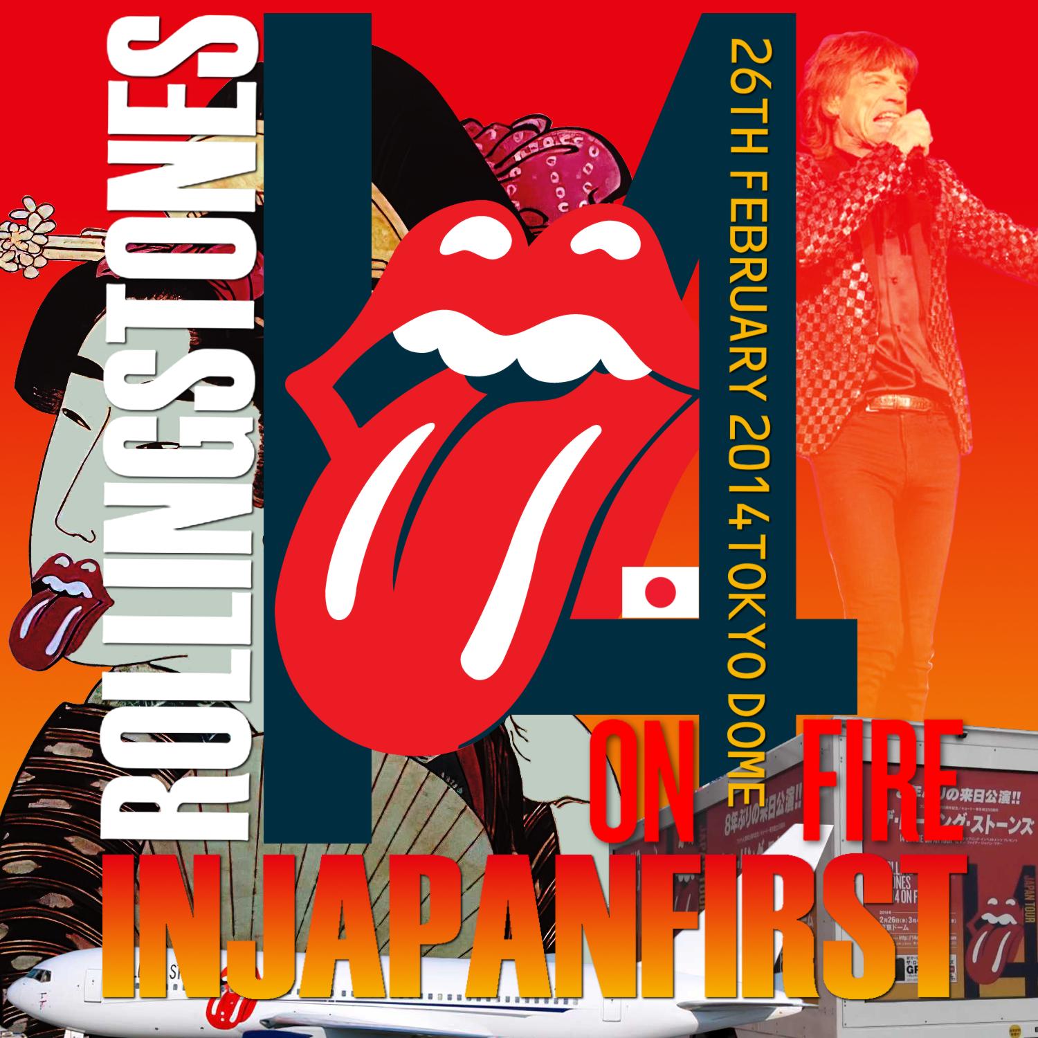 コレクターズCD　The Rolling Stones - 14 on Fire Japan Tour 2014